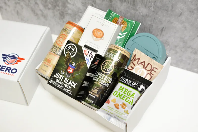 Mission 001:  Rise and Grind Military Care Package